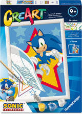 Ravensburger – Creart: Speedy Sonic – Malen nach Zahlen