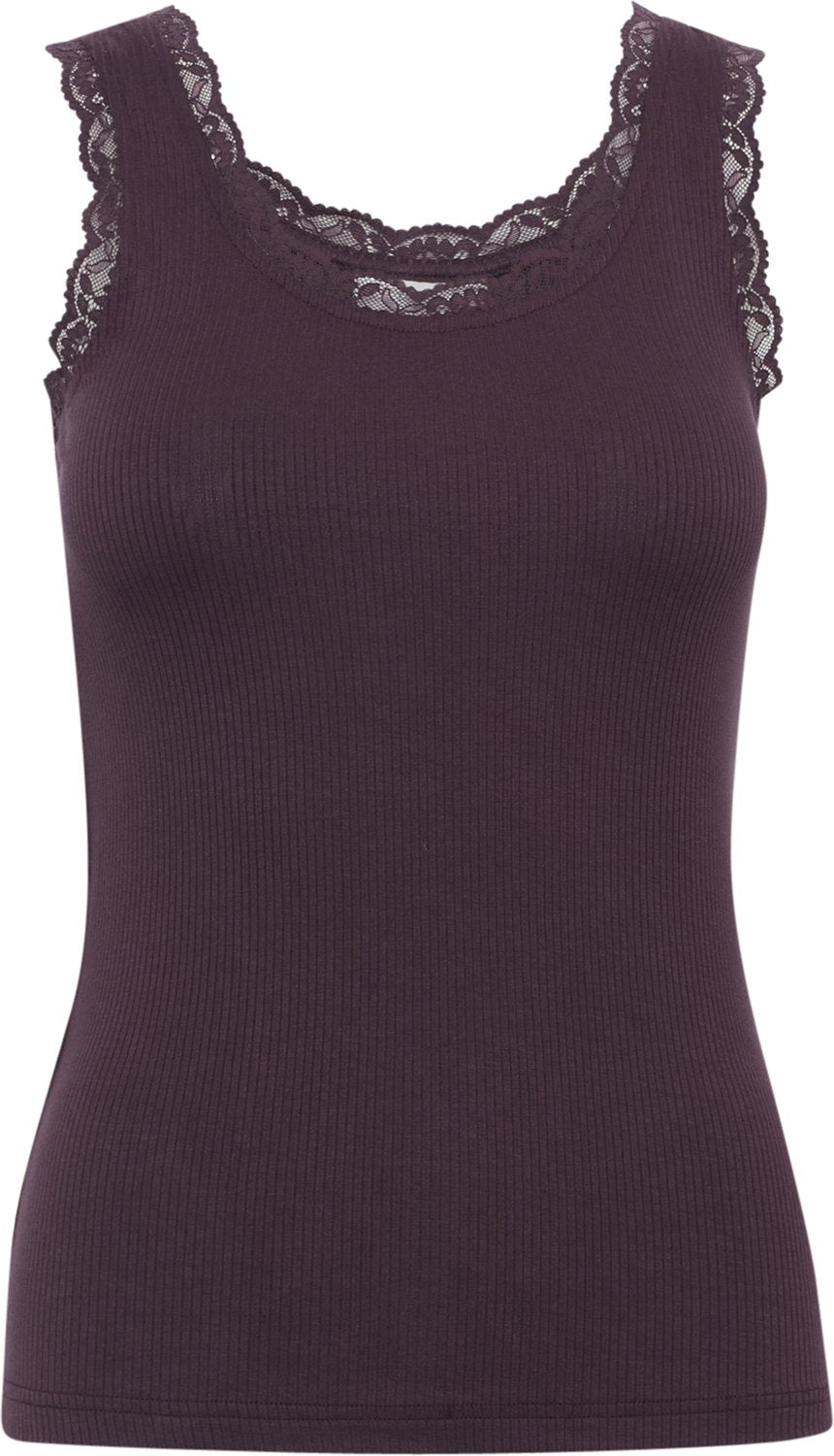 Kaffe kaomi top dames top - fudge