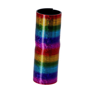 Metallische Tonnenfeder 15 cm sortiert | 6 Stück