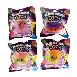 Erstaunlich coole Squishy-Regenbogenperlen zum Zappeln, sortiert | 6 Stück