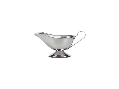 Sauciere aus Edelstahl zu Fuß, 140 ml