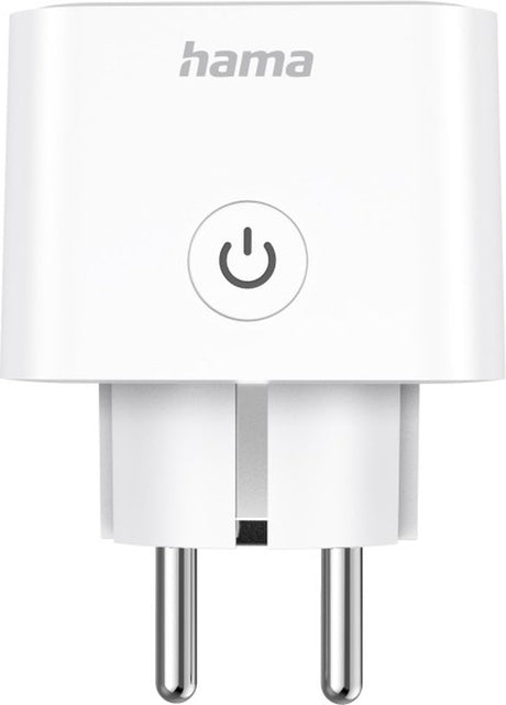 Hama Smart-WLAN-Steckdose – 3680 W – Matter – mit Energiezähler – Weiß