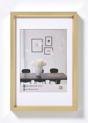 Walther Steel Style - Kunststoffrahmen - Fotogröße 30x40 cm - Gold