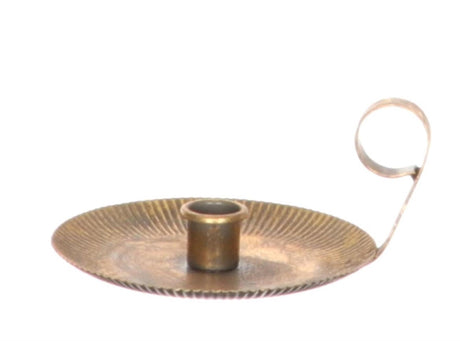 Hbx Natural Living Kerzenständer Metall Gold ø19,5xh9cm