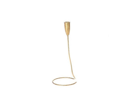 Hbx Natural Living Kerzenständer Astan Metall 11,5xh38,3cm Gold