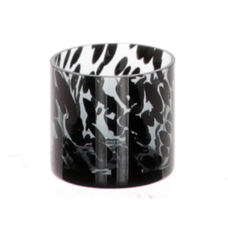 Hbx Natural Living Teelichthalter Pantherglas ø8xh8cm grau