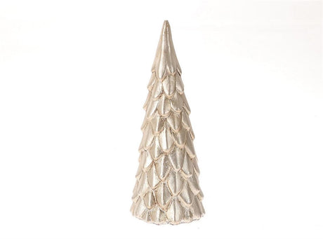 HBx natürliche lebende Statue Weihnachtsbaum Wald 9,5x8x23cm Silber