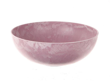 Hbx natürliche lebende Schüssel Melamin Durchmesser 25x9cm rosa