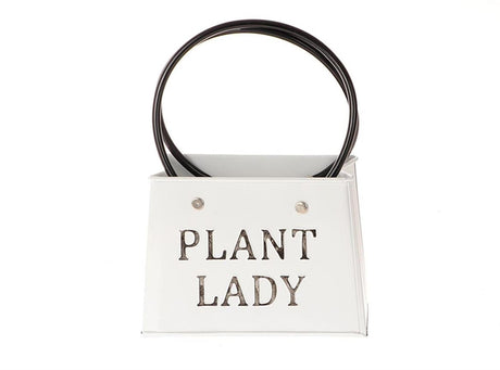 HBx Natural Living Blumentopf Metall Plantlady