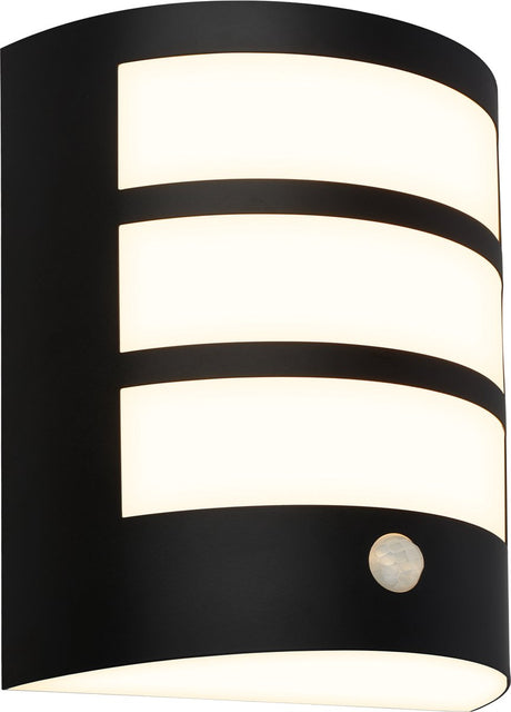 Briloner - LED-Wandleuchte Akku - Touch - Timer - Schwarz - Austauschbare Batterie - Austauschbare Platine - 18 x 15 x 7 cm - Schwarz