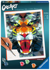 Ravensburger Kreart Painting bei Nummer - Polygon Tiger