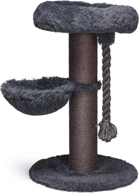 Beeztees ramiro - krabpaal - grote krabpaal - xl - grijs - 70x70x120 cm