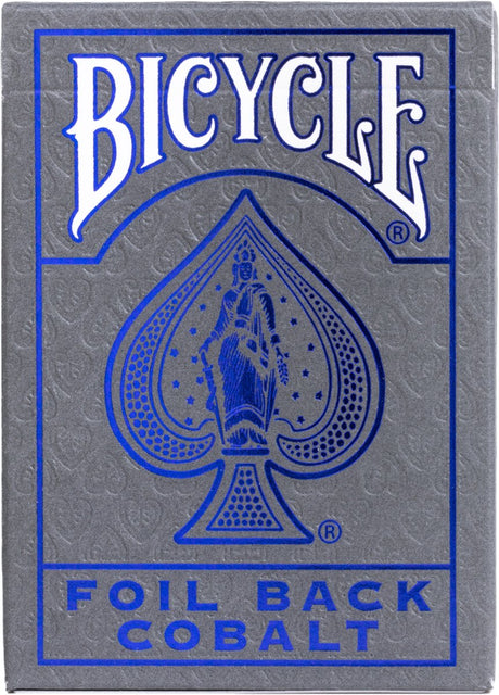 Bicycle Metalluxe Cobalt Rider Back – Premium-Spielkarten – Poker – Kaltfolien-Finish – Sammlerstück