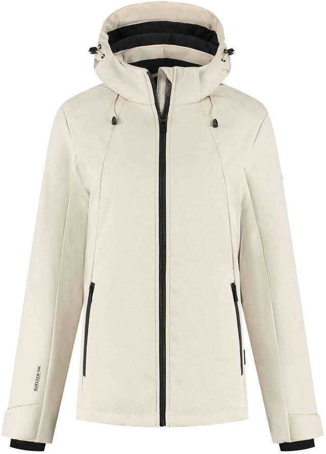 Kjelvik karlijn dames outdoorjas - sand 42