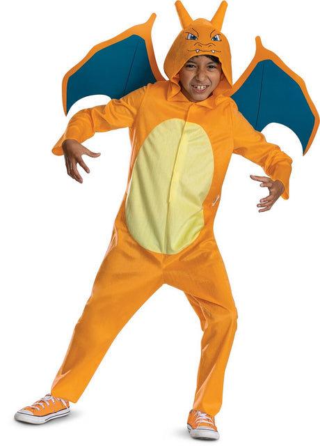Disguise Pokémon Glurak, klassisches Kinderkostüm, Größe L (10–12 Jahre)