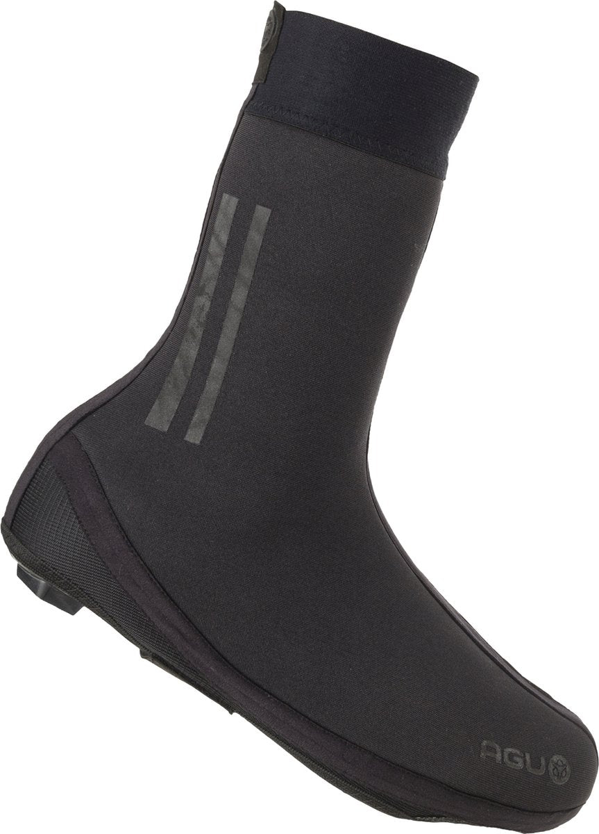 Agu thermo - overschoenen - thermische neopreen fietshoezen - winddicht en waterdicht - kevlar versterkte neus - getapete naden - zonder rits - unisex - zwart - xl