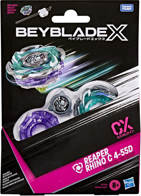 Beyblade x reaper rhino c 4-55d cx starterpack - tol en launcher