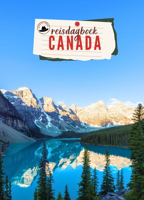 Merkloos sans marque reisdagboek canada