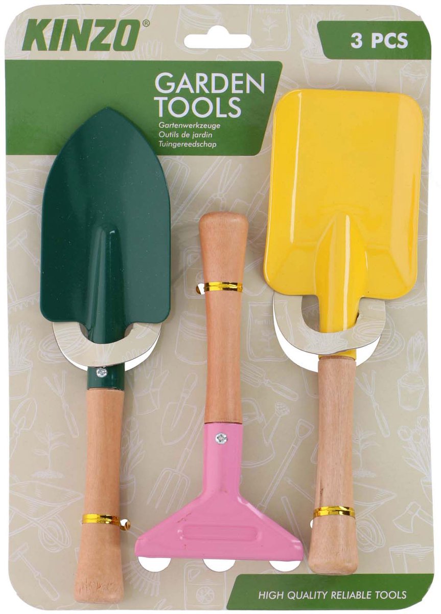 Gartengeräte, 3-tlg.