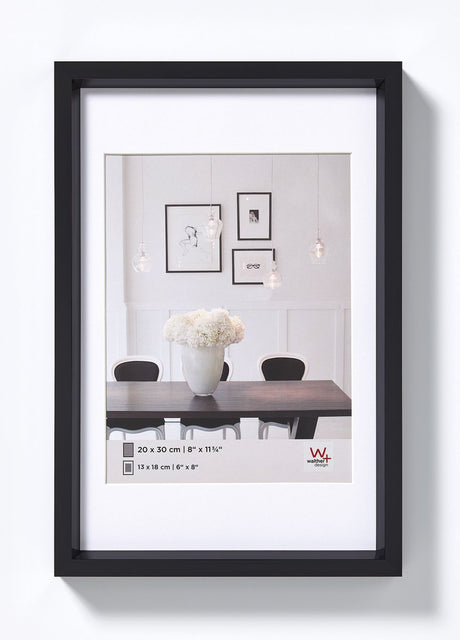 Walther Steel Style - Kunststoffrahmen - Fotogröße 30x45 cm - Schwarz
