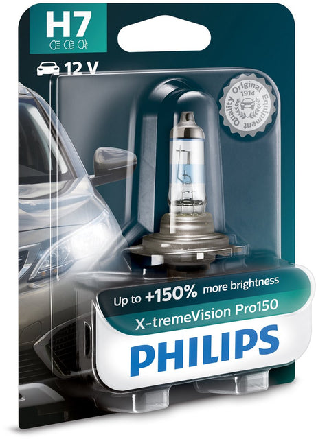 Philips hauptlampe x-tremevision pro 150 lampe h7 12v xtreme vis.pro150