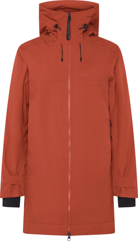 Didriksons eris wns parka dames outdoorjas - rust 38