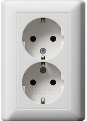 Gira wandcontactdoos standaard 55 (wcd-schakelmateriaal) - 078804 - e2dsd