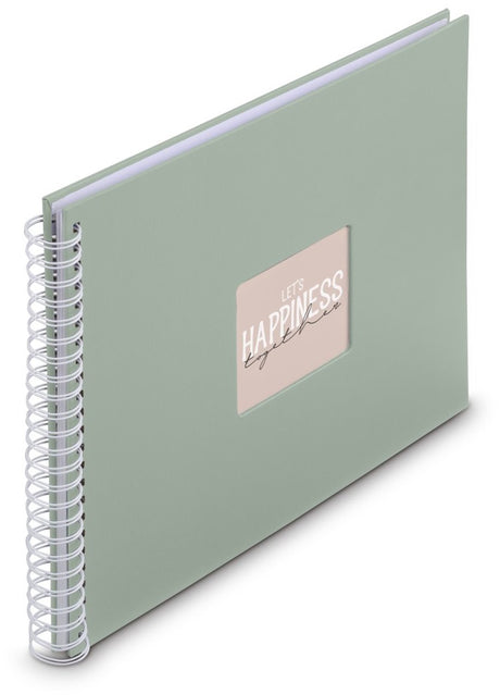 Hama spiral photo album - fine art - 36x32 - 50 pages - sage