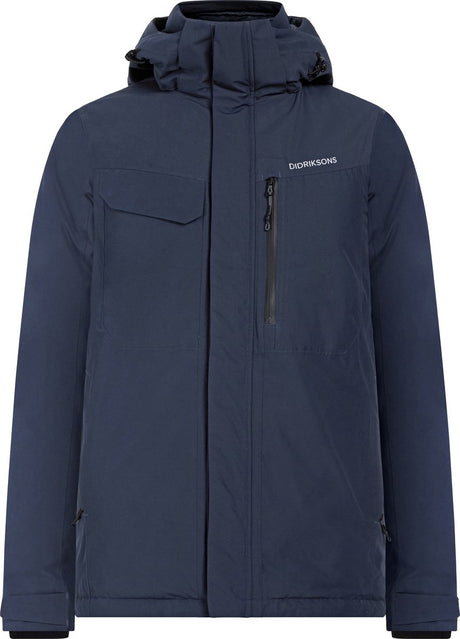 Didriksons stefan usx jkt heren outdoorjas - dark night blue
