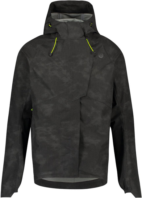 Agu tech commuter - regenjas heren - met capuchon - waterdicht - reflecterend - zwart