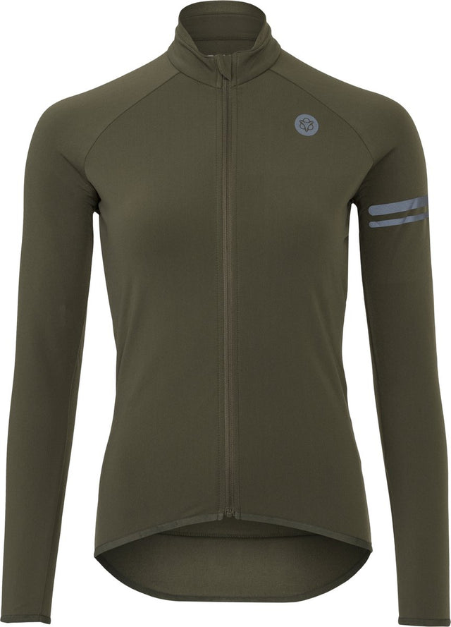 Agu thermo fietsshirt lange mouwen essential dames - groen - s