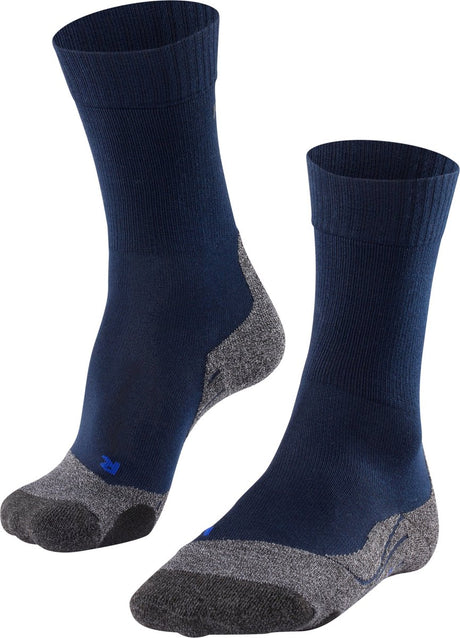 Falke TK2 Cool Anti-Blister Wandersocken aus dickem Lyocell-Funktionsmaterial Herren Blau - Größe 42-43