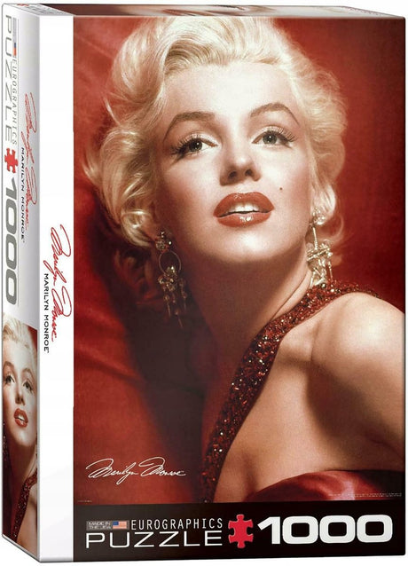 Eurographics – Marilyn Monroe rotes Porträt – 1000 Teile 48×68cm (B×H) – Puzzle