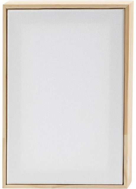 Creativ Company Keilrahmen mit Rahmen, Größe 15,8x23,8 cm, 280 g, weiß, 10 Stück 1 Karton