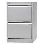 Aktenschrank Bisley 47x62,2x71cm 35kg silbergrau 2 Schubladen