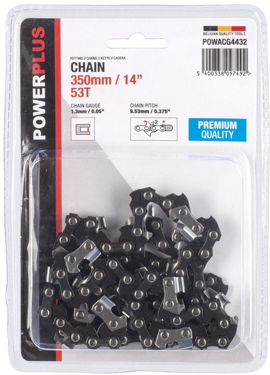 Powerplus-Kette powacg4432 – 14 – 350 mm – 53 Zähne – Premium