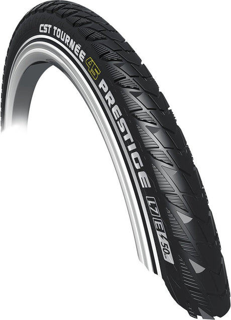 Out Tire CST Tournée Prestige 28 x 2,00 50-622 mm - schwarz mit Reflexion