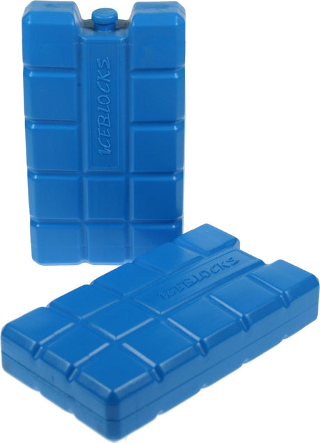Bo-Camp-Kühlelemente – 2 Stück – 3,5 x 9 x 16 cm – blau
