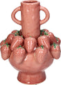 Hd collection vaas aardbei aardewerk 23.3x23.3x28cm