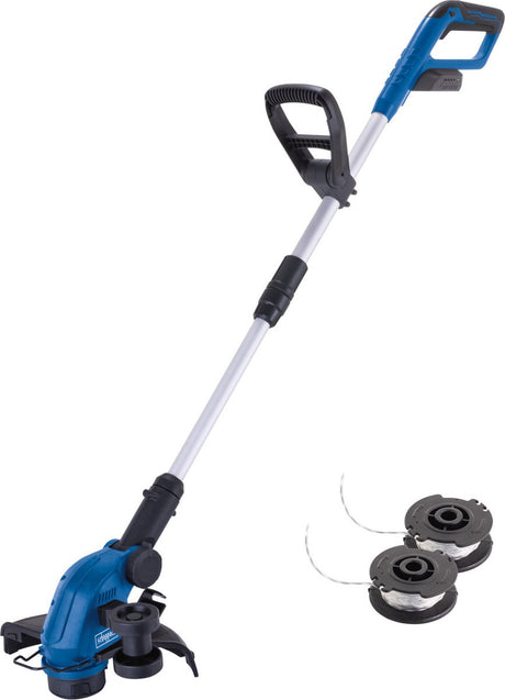 Scheppach accu grastrimmer 20v - 300mm maaibreedte - bosmaaier - kantenmaaier - inclusief 2 draadspoelen - excl. accu lader