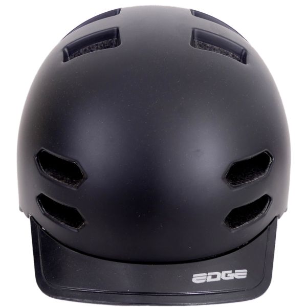 Edge Fahrradhelm Urban E-Bike Pedelec Medium (54–58 cm) – Schwarz – NTA 8776 Gütezeichen (Moped Speed Pedelec)