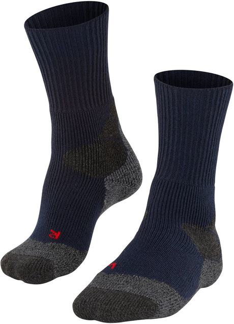 Falke TK-X Expedition Ultradicke Polsterung Wolle Funktionsmaterial Wandersocken Herren Blau – Größe 42-43
