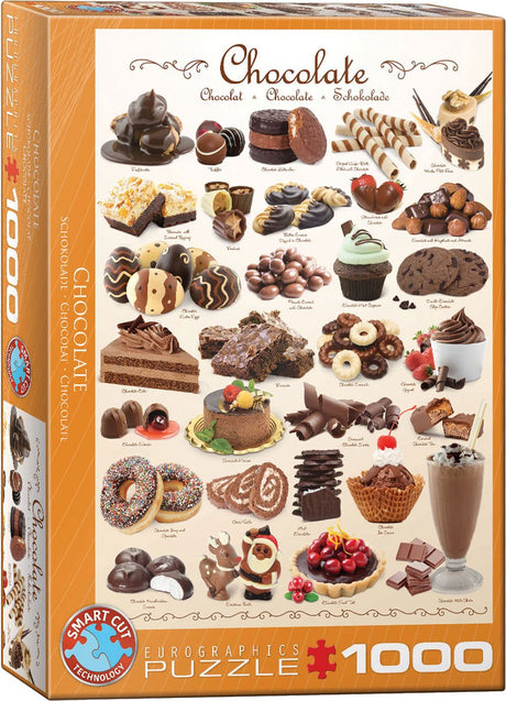 Eurographics Puzzle Schokolade – 1000 Teile