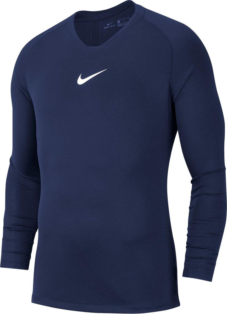 Nike Park Dry First Layer Langarm-Thermoshirt – Größe XL – Herren – Marineweiß