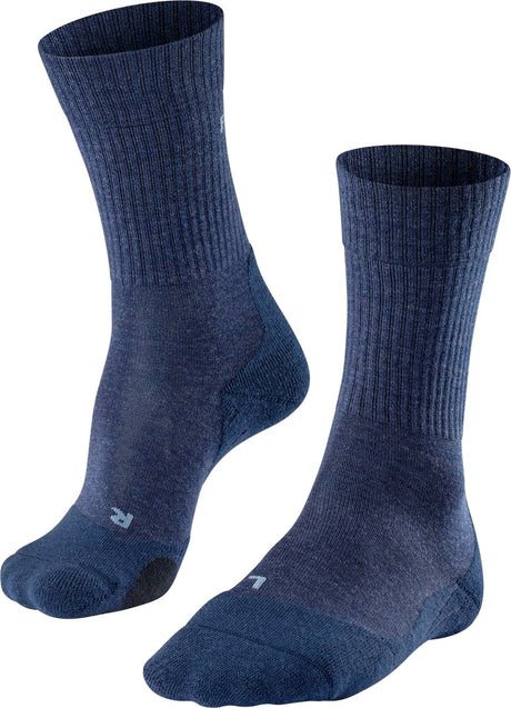 Falke TK2 Wool Anti-Blister Wandersocken aus dickem Woll-Funktionsmaterial Herren Blau - Größe 42-43