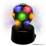 Partyfun Lichter Tischlampe Mini-Discokugel drehend