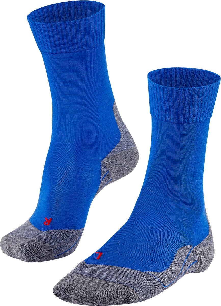 Falke TK5 Anti-Blister Wandersocken aus dünnem Woll-Funktionsmaterial Herren blau – Größe 44-45