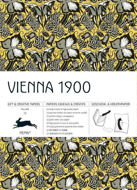 Pepin vienna 1900: gift creative paper book vol. 74: geschenk- und kreativpapierbuch vol 74 (gift creative papers