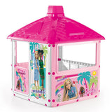 Barbie City Spielhaus 132x104x104 cm rosa weiß