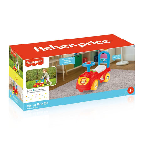 Fisher Price Laufwagen + Hupe rot blau gelb